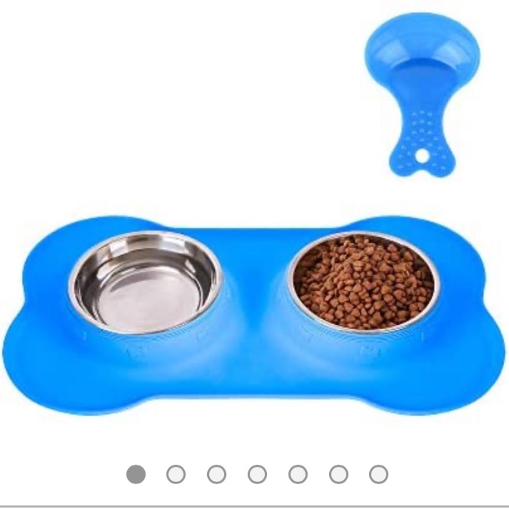 Dog Bowls w/ mat🐶